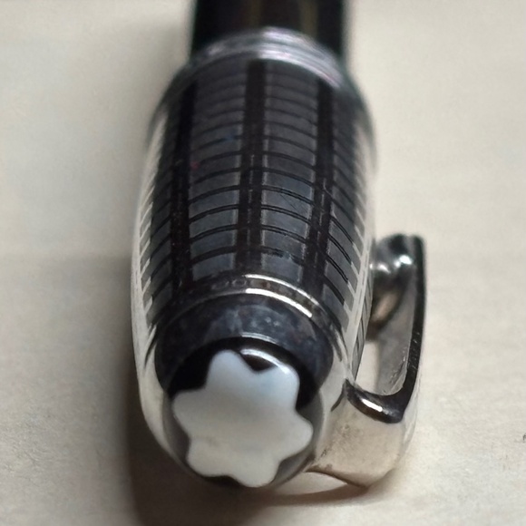 Monte Blanc Stainless Steel Fountain Pen - Picture 1 of 5